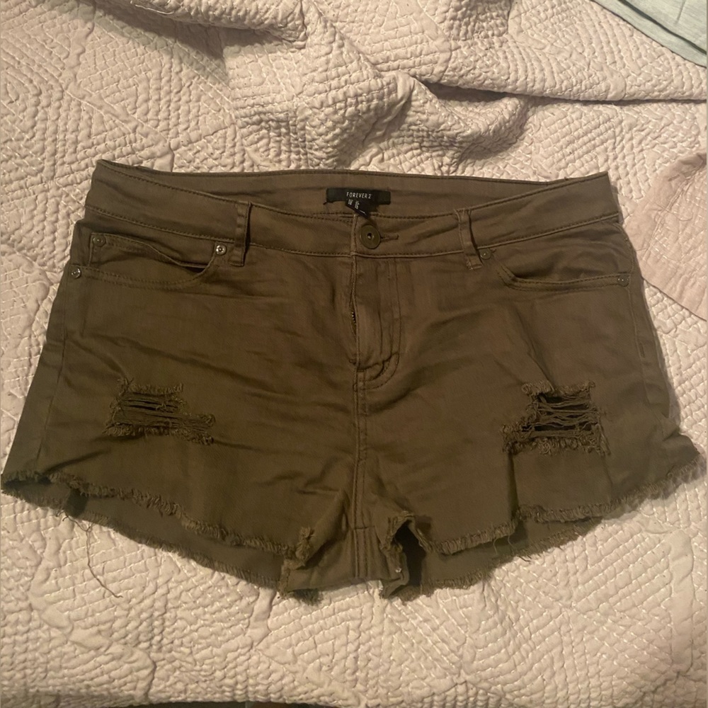 Army Green Shorts